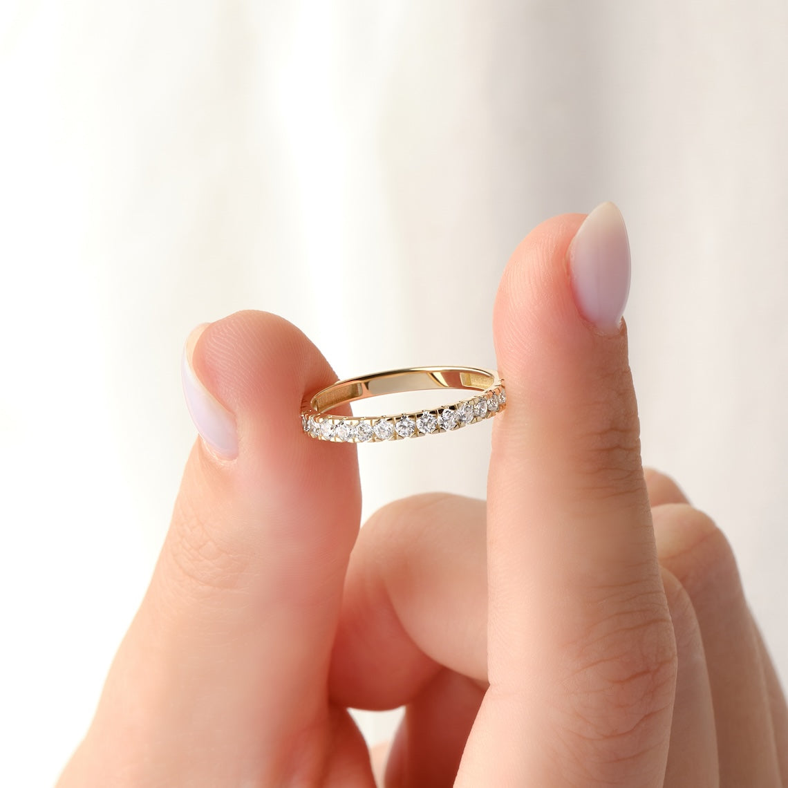 Half Eternity Ring 14k Gold