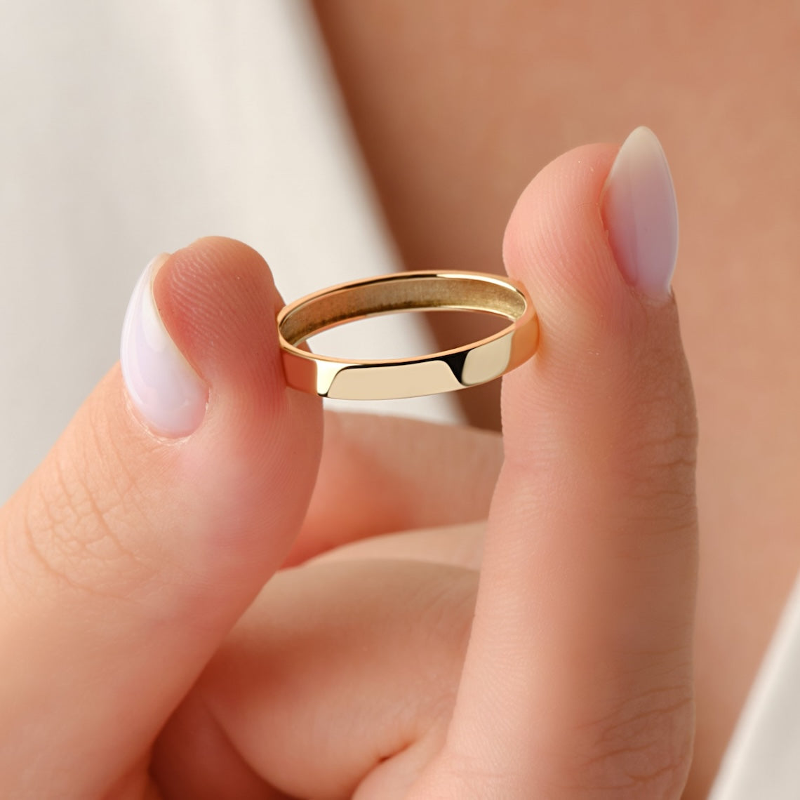 14k Gold Classic Wedding Band