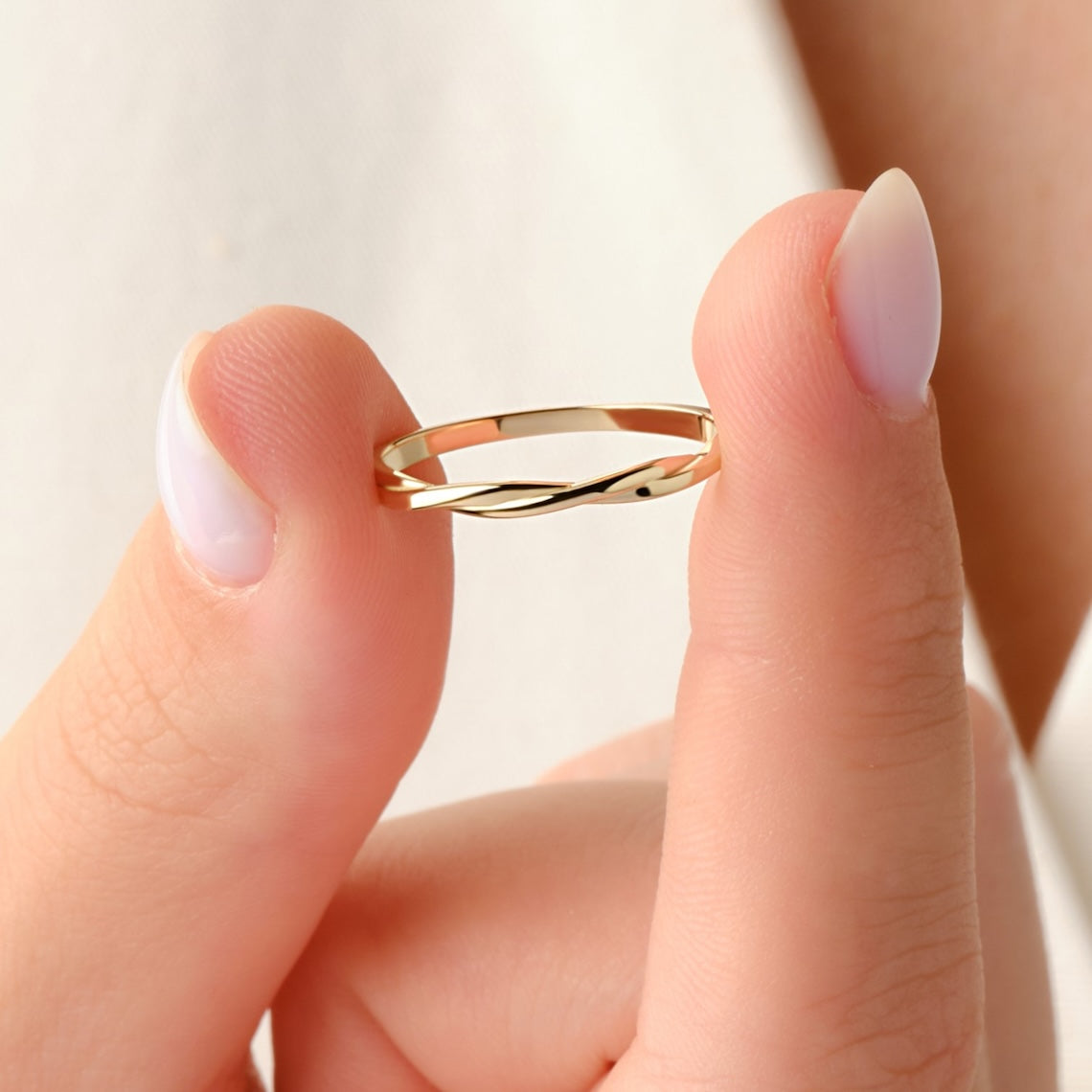 14k Gold Infinity Knot Ring
