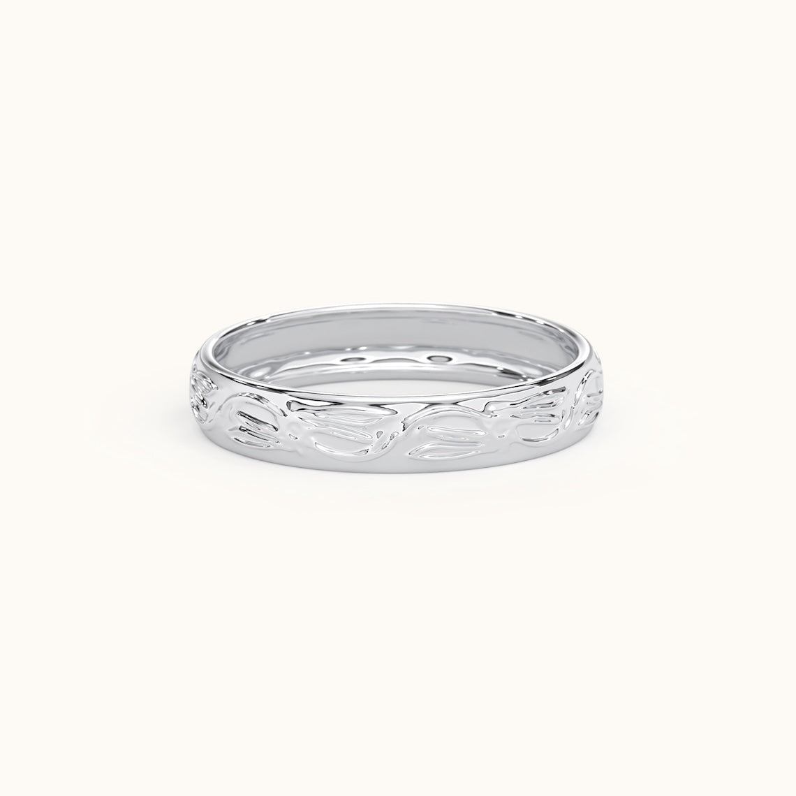 Floral Pattern Ring 14k Gold
