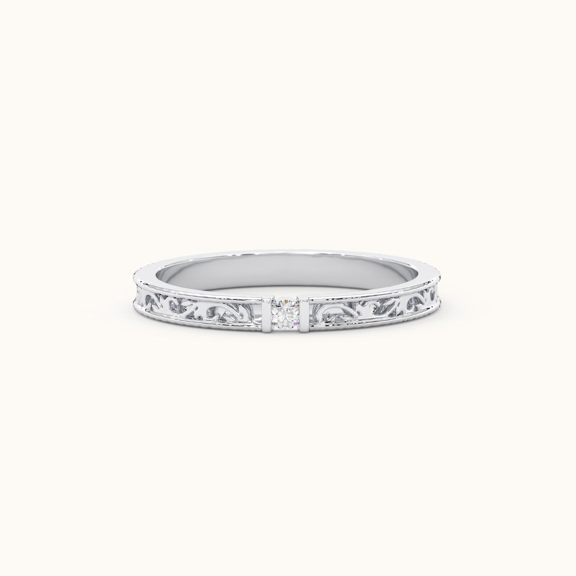 14k Gold Victorian Wedding Ring