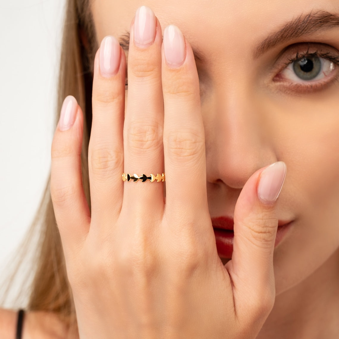 14k Gold Wreath Ring, Elpida