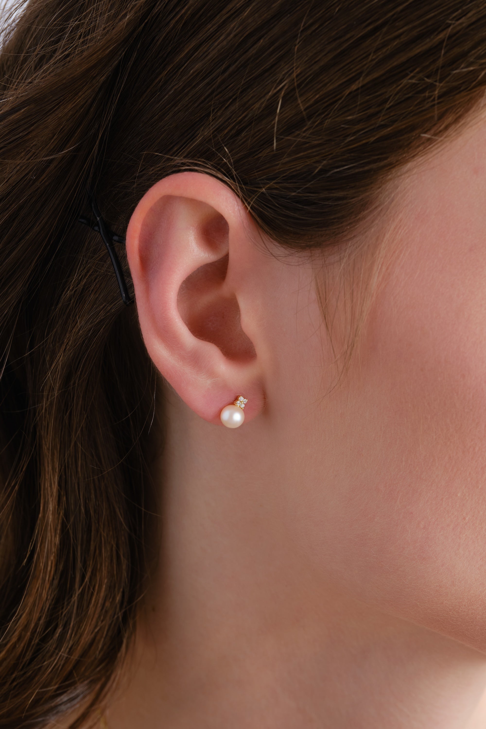 14k Gold Vermeil Single Pearl Earring