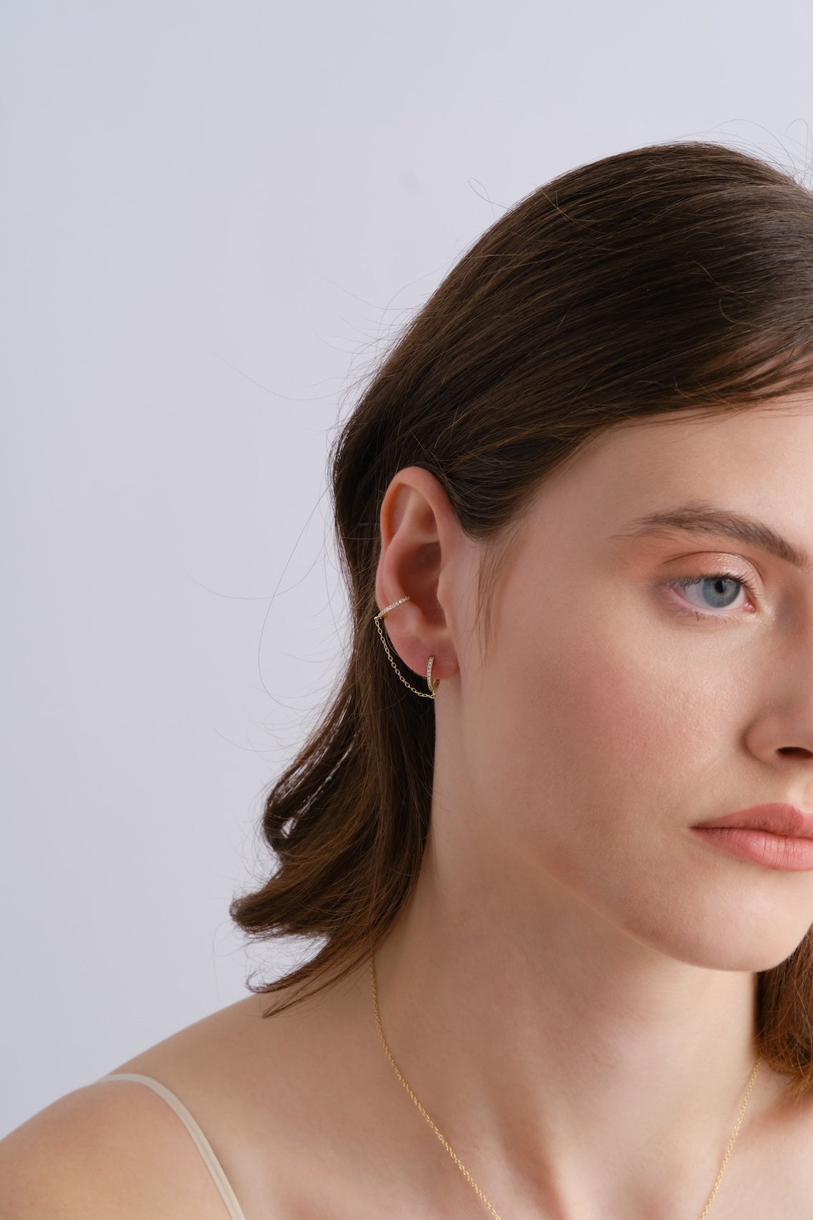 14k Gold Vermeil Double Hoop Earrings