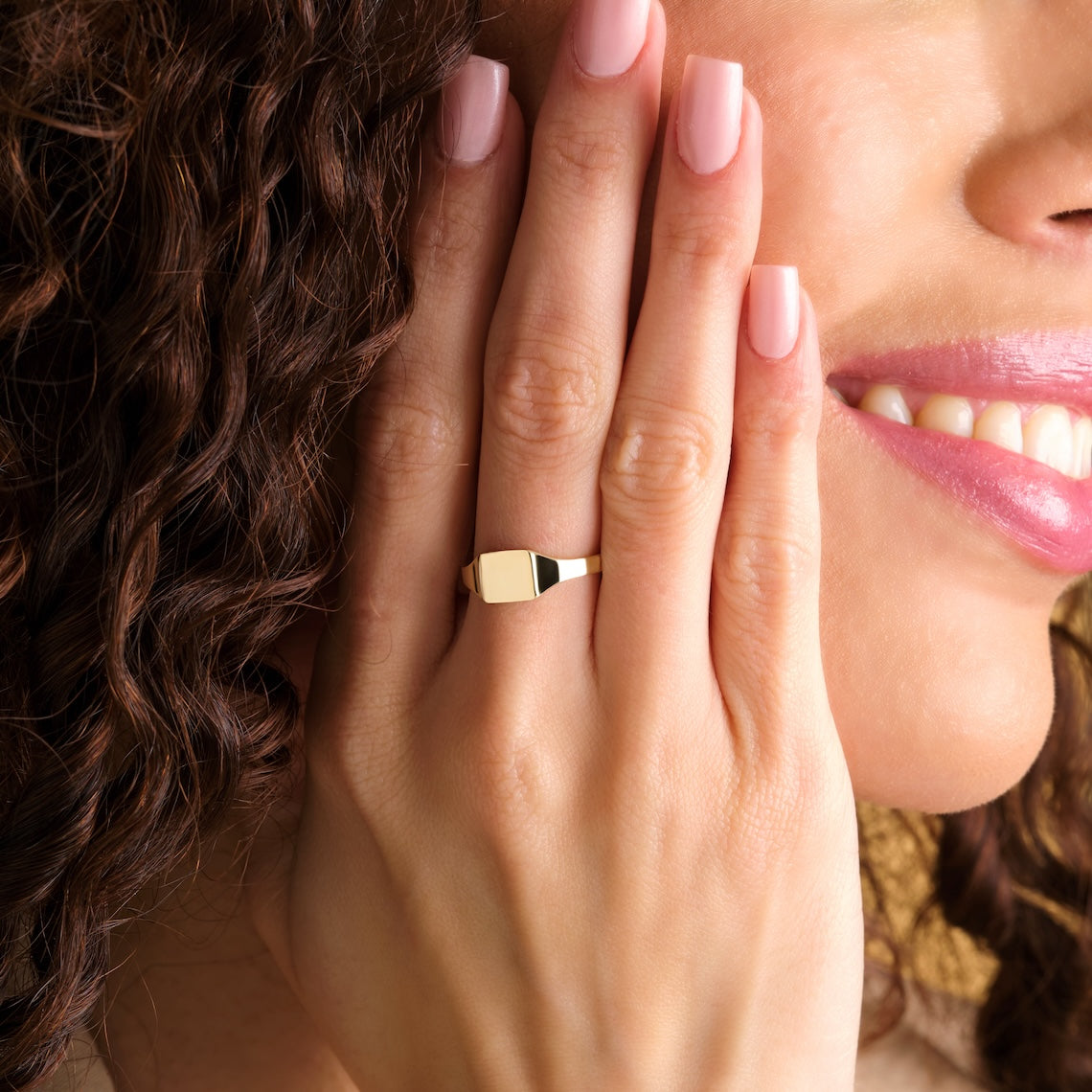 engravable signet ring