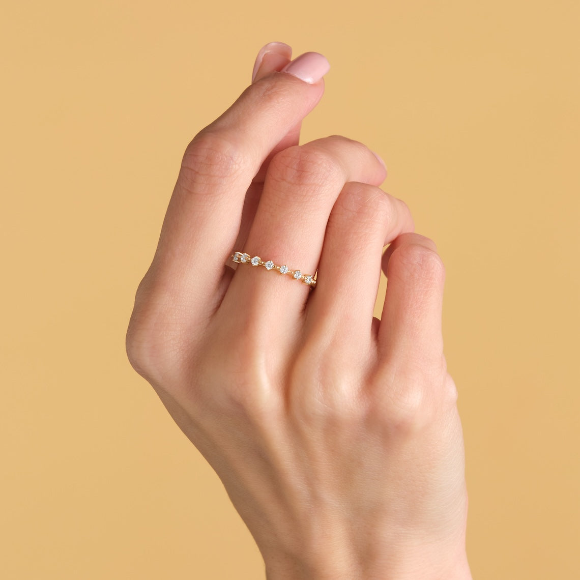 stacked engagement ring