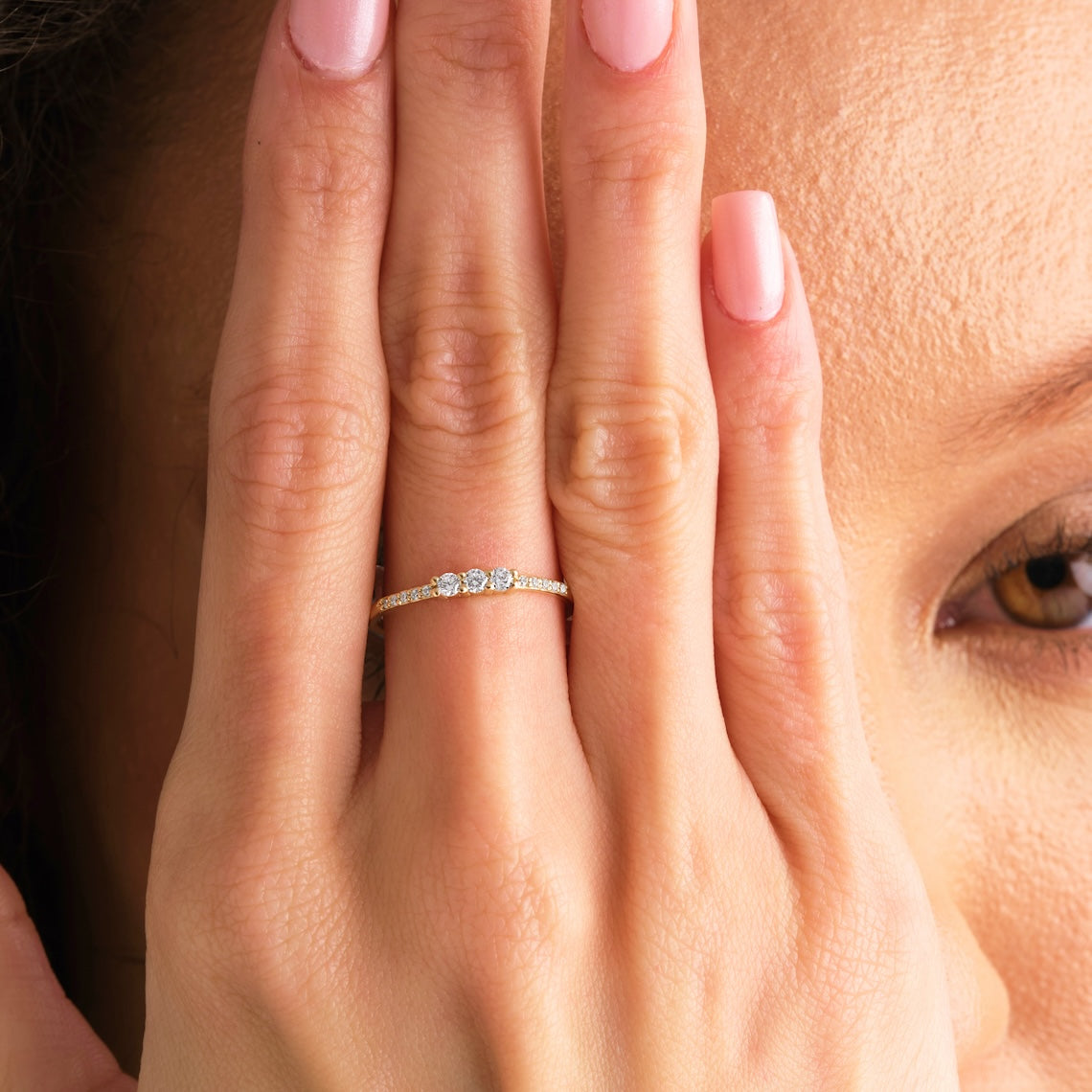 half eternity engagement ring