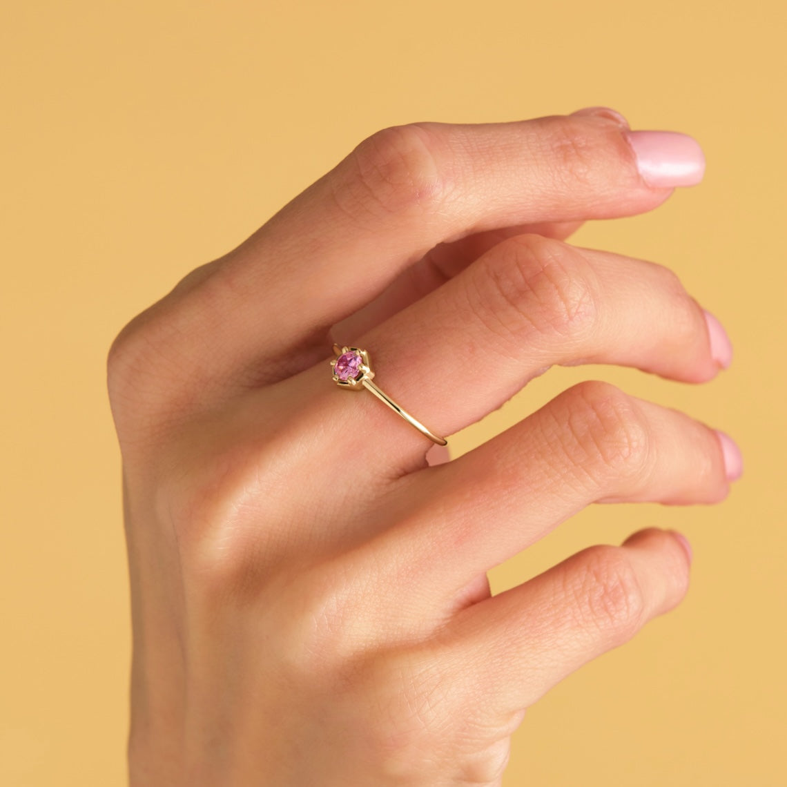 october birthstone ring