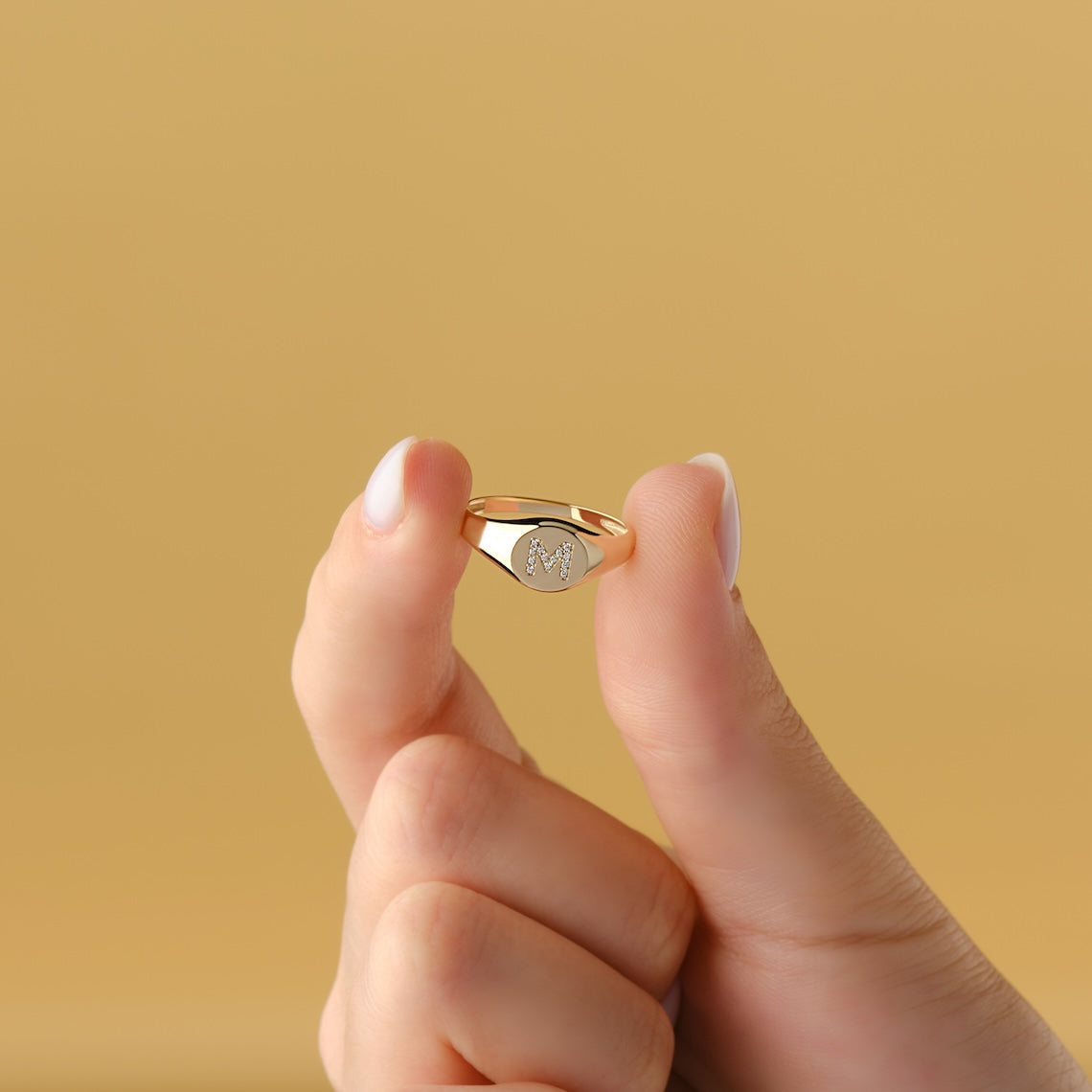 initial signet ring