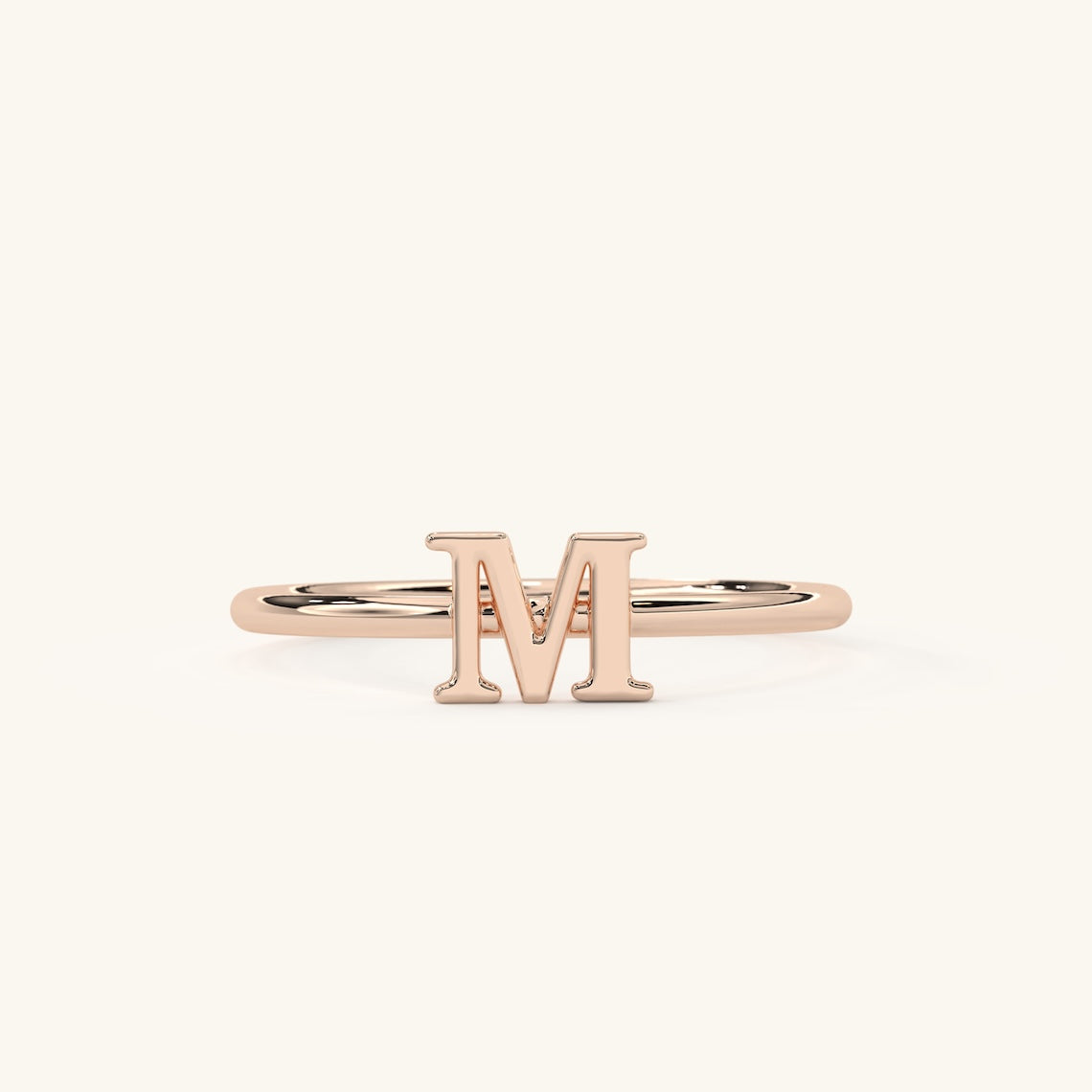 rose gold custom ring