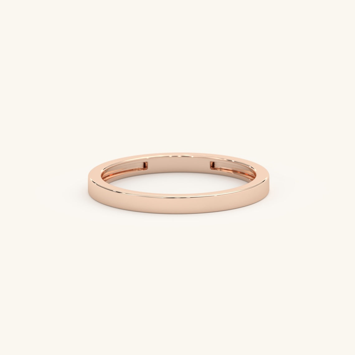 rose gold wedding band
