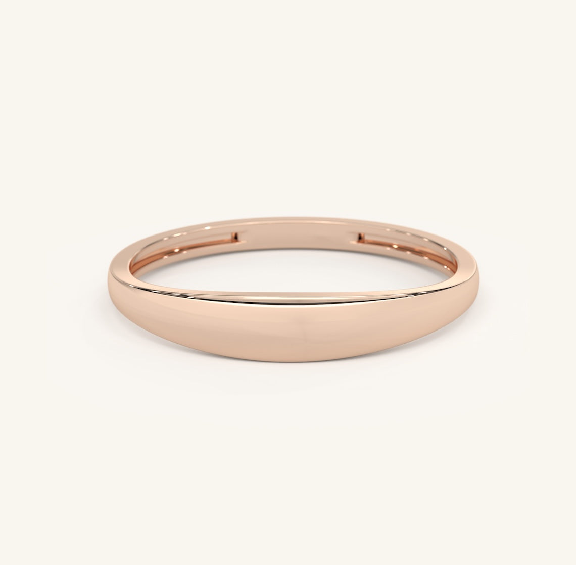 rose gold wedding band