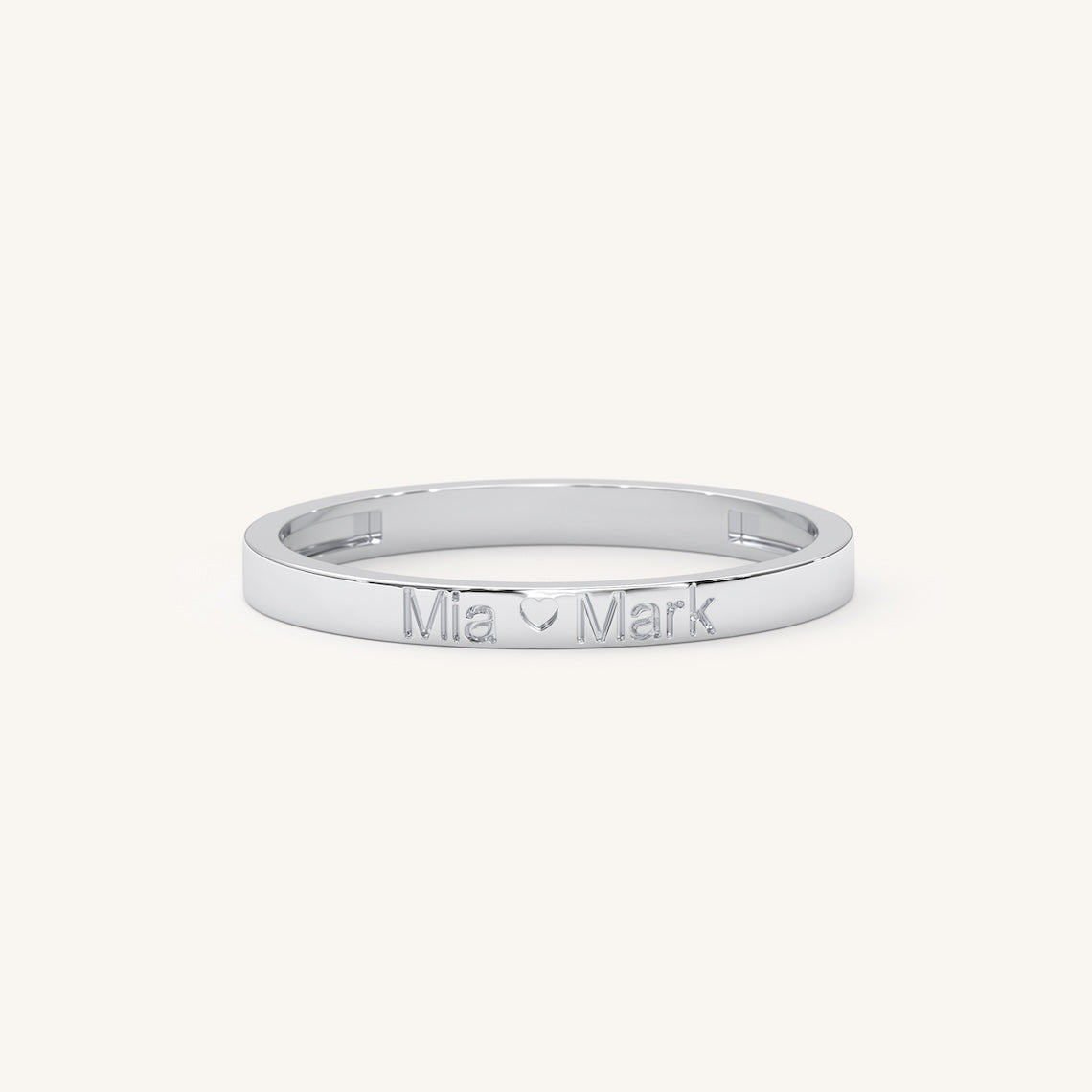 Personalized 14k Gold Stacking Rings, Odin
