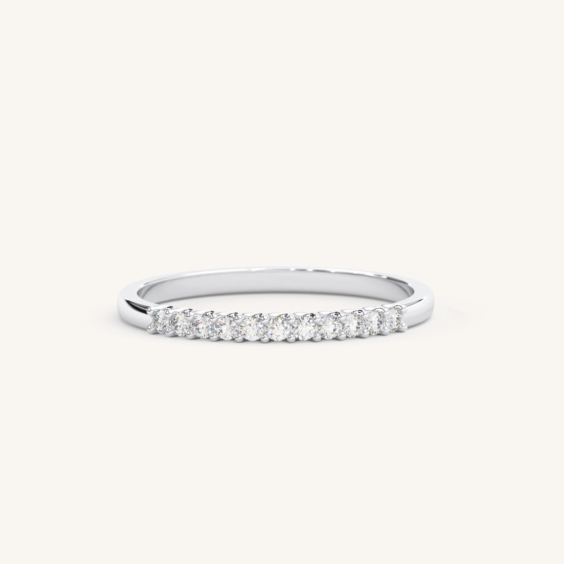 white gold diamond engagement ring
