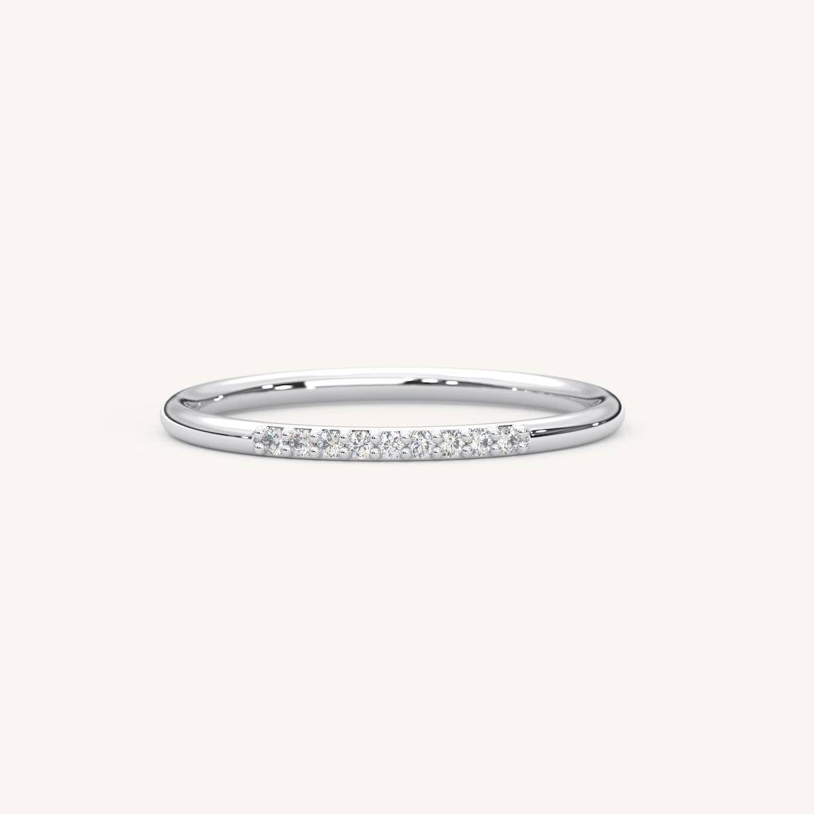 white gold diamond ring