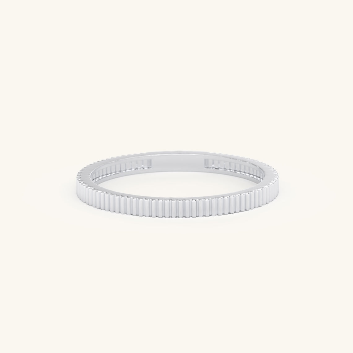 white gold wedding band