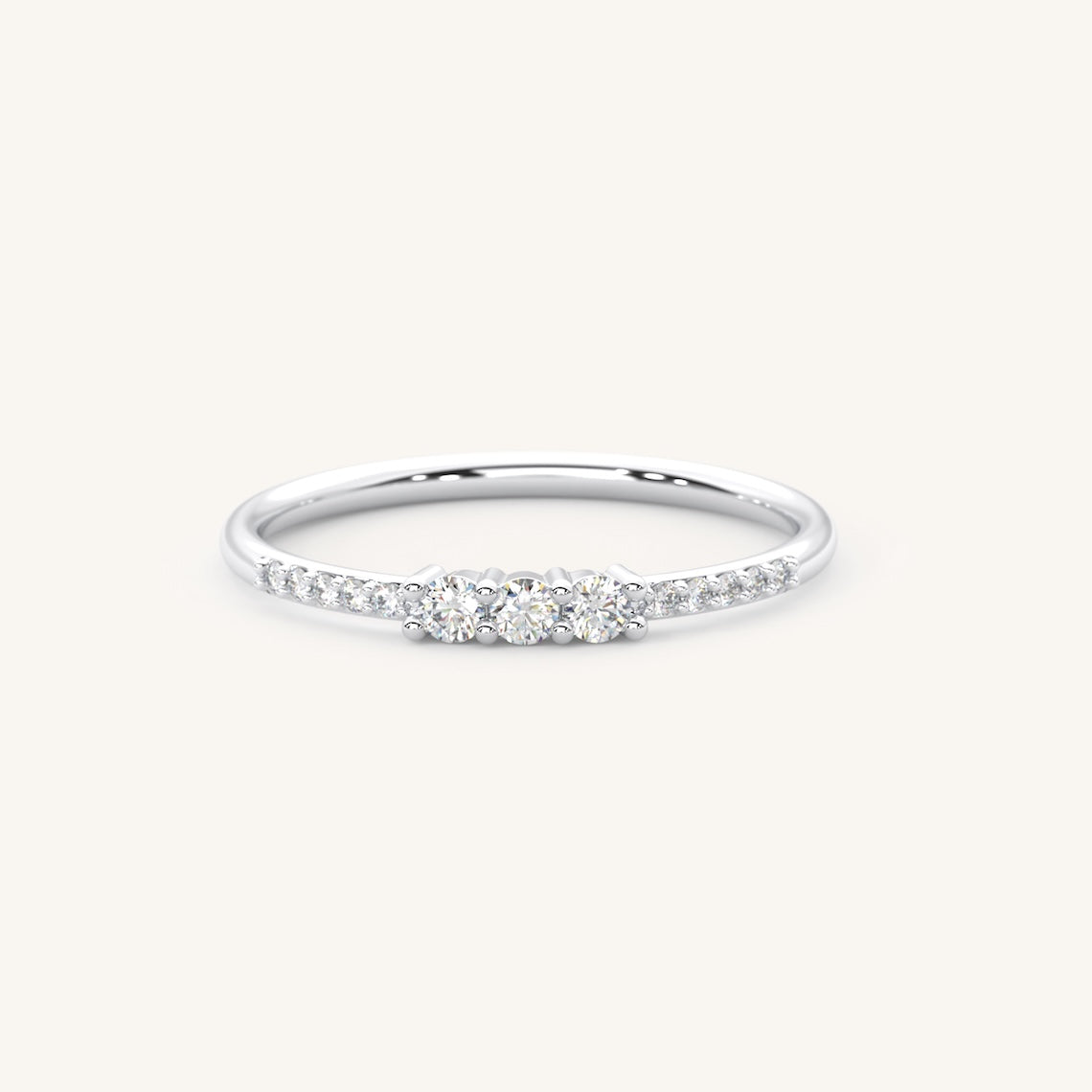 white gold engagement ring