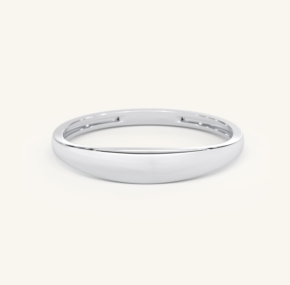 white gold wedding band