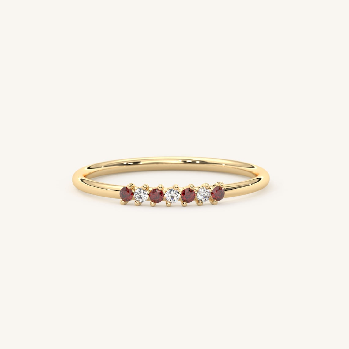 gold birthstone ring