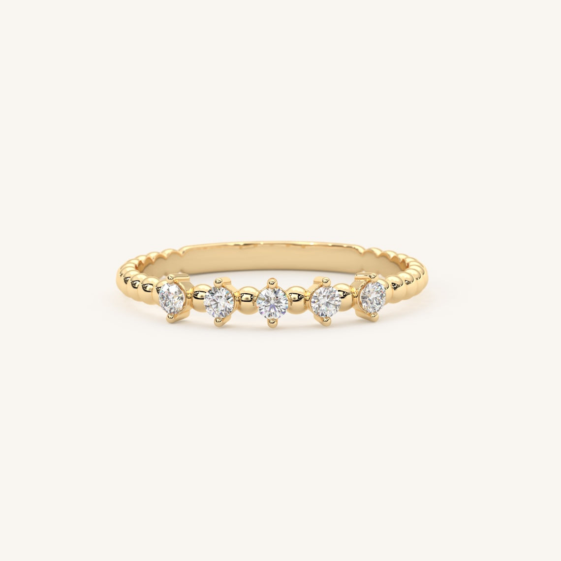 gold floating diamond