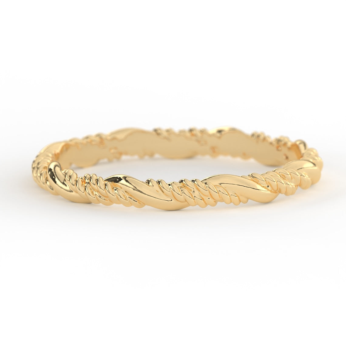 14k Gold Twisted Ring