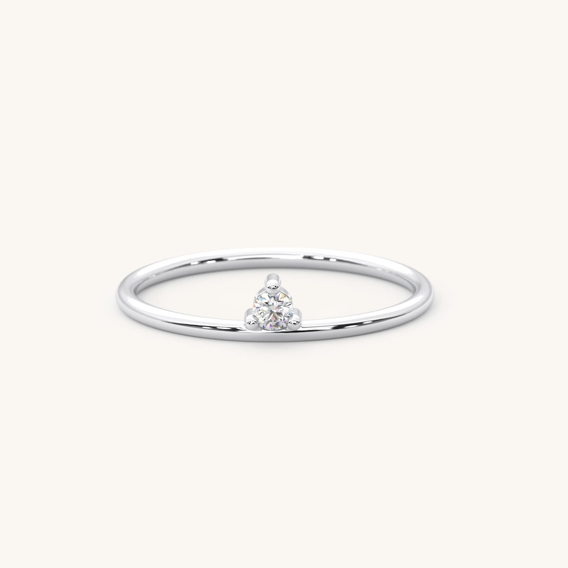 Solitaire Diamond with Prong Setting
