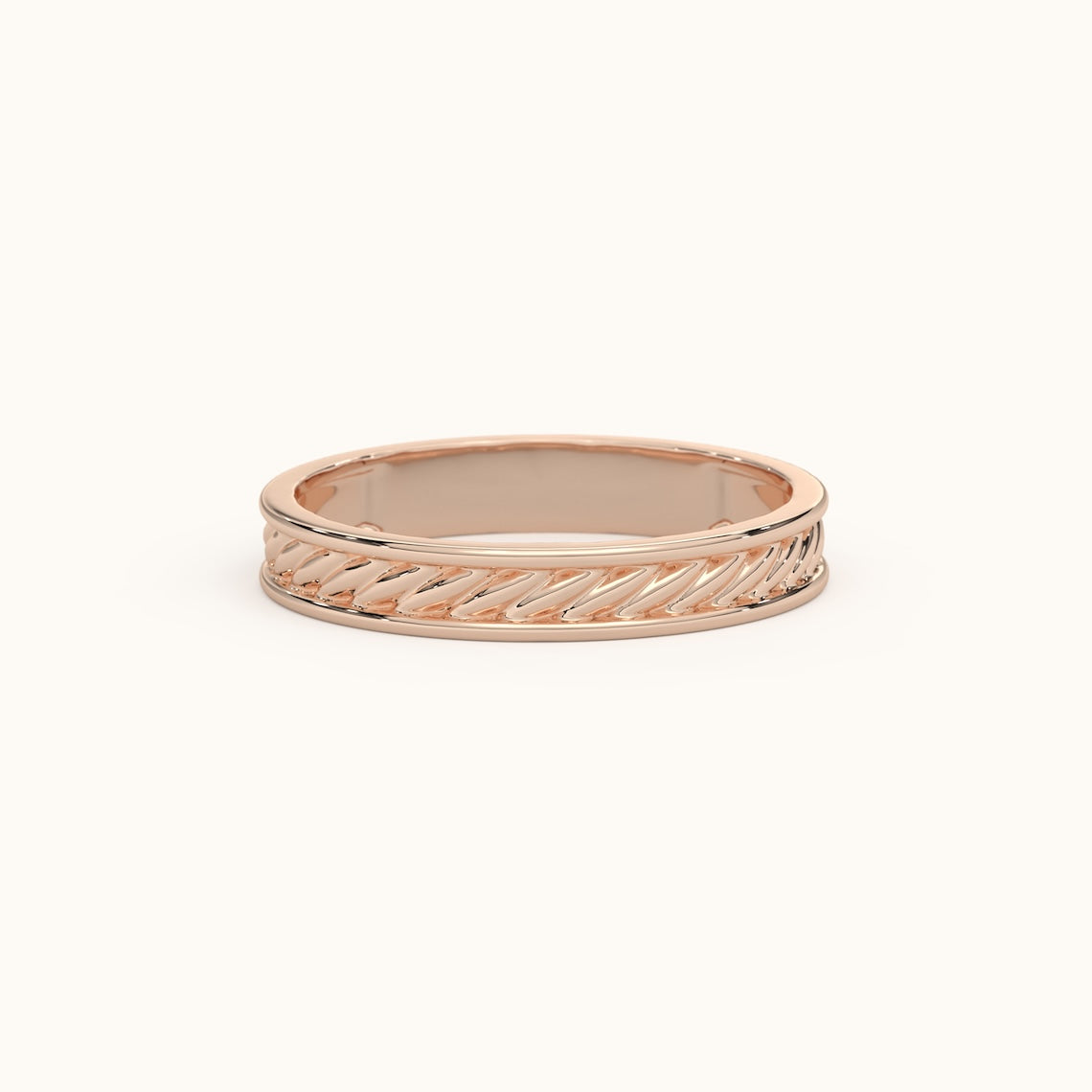 Pattern Wedding Ring 14k Gold