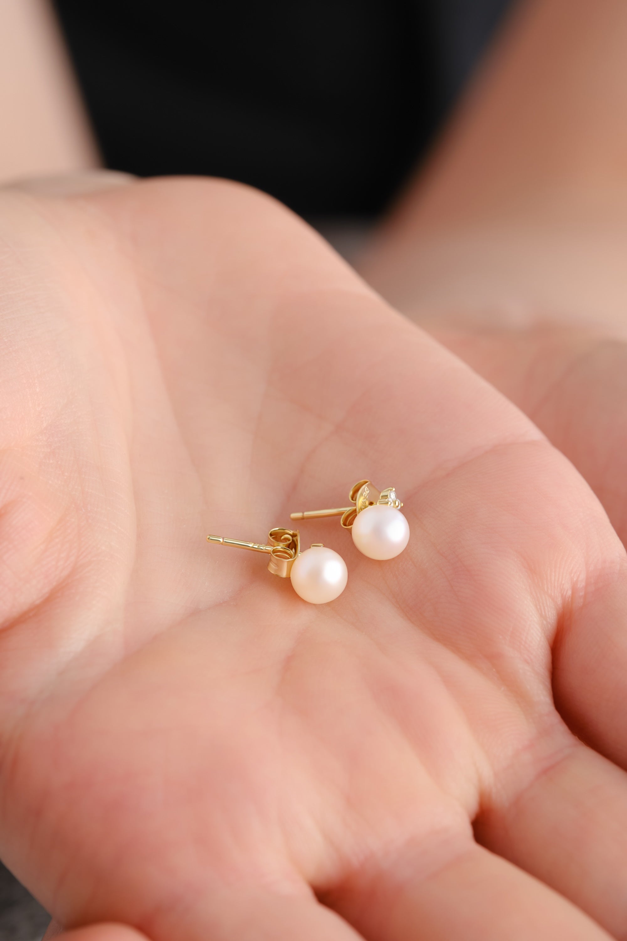 14k Gold Vermeil Single Pearl Ring