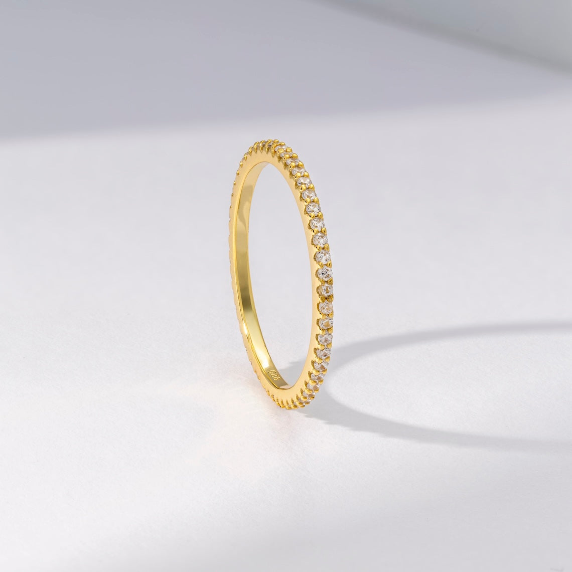 14k Gold Vermeil Full Eternity Ring