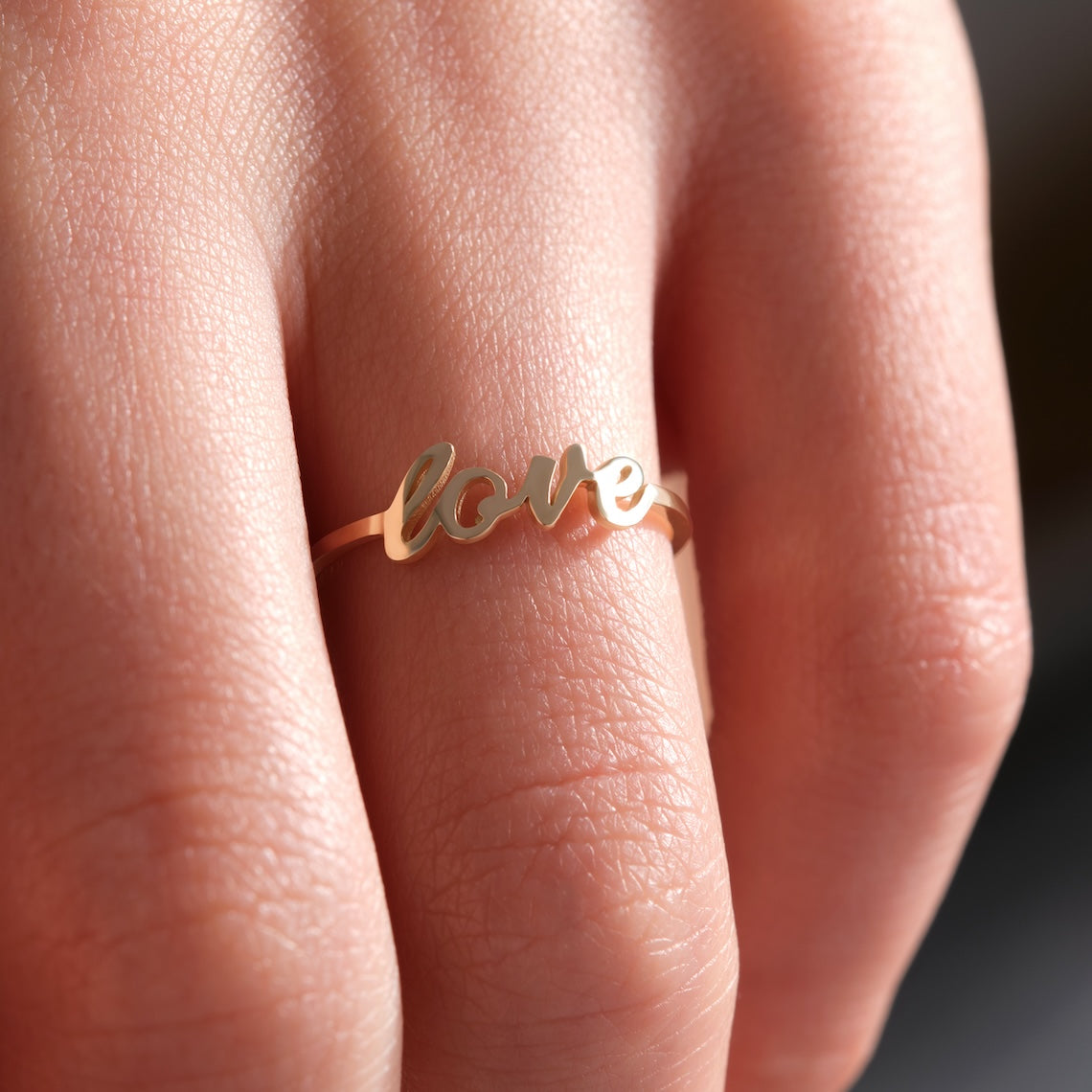 14k Gold Love Ring, Venus