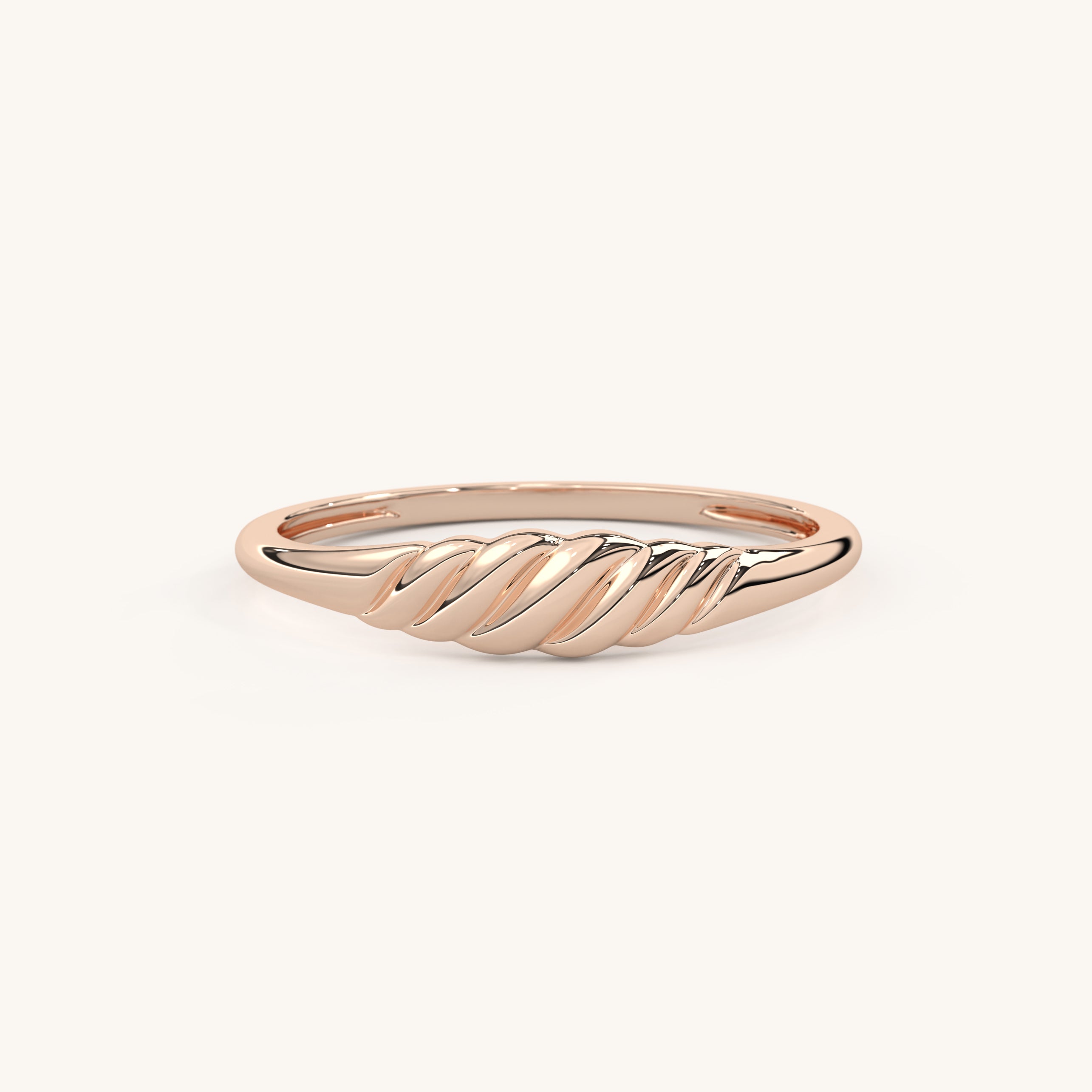 Croissant Ring 14K Gold