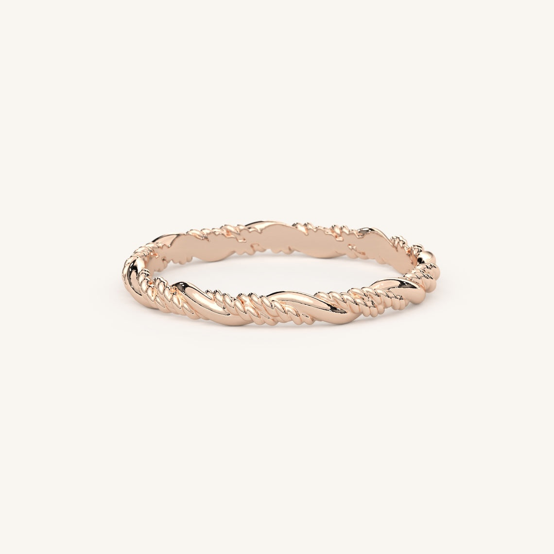 18k Gold Twisted Ring, Brigid