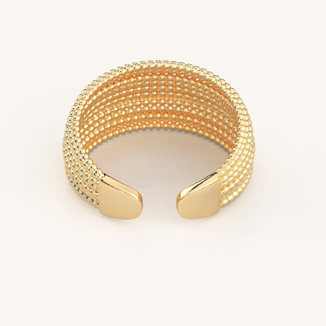 14k Gold Vermeil Multi Strand Ring