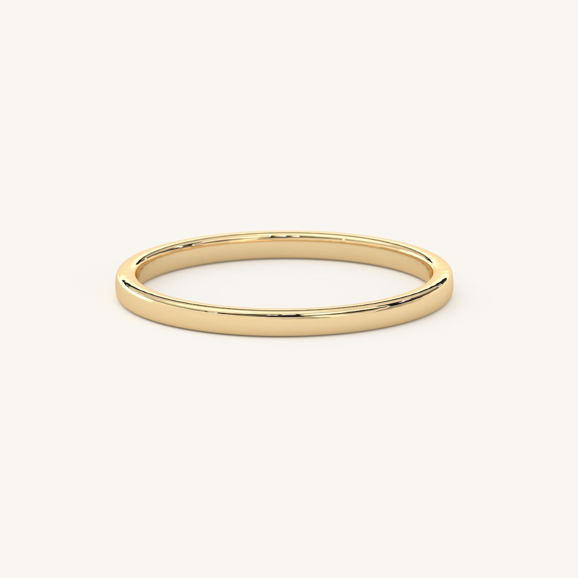 14k Gold Vermeil Dainty Wedding Band