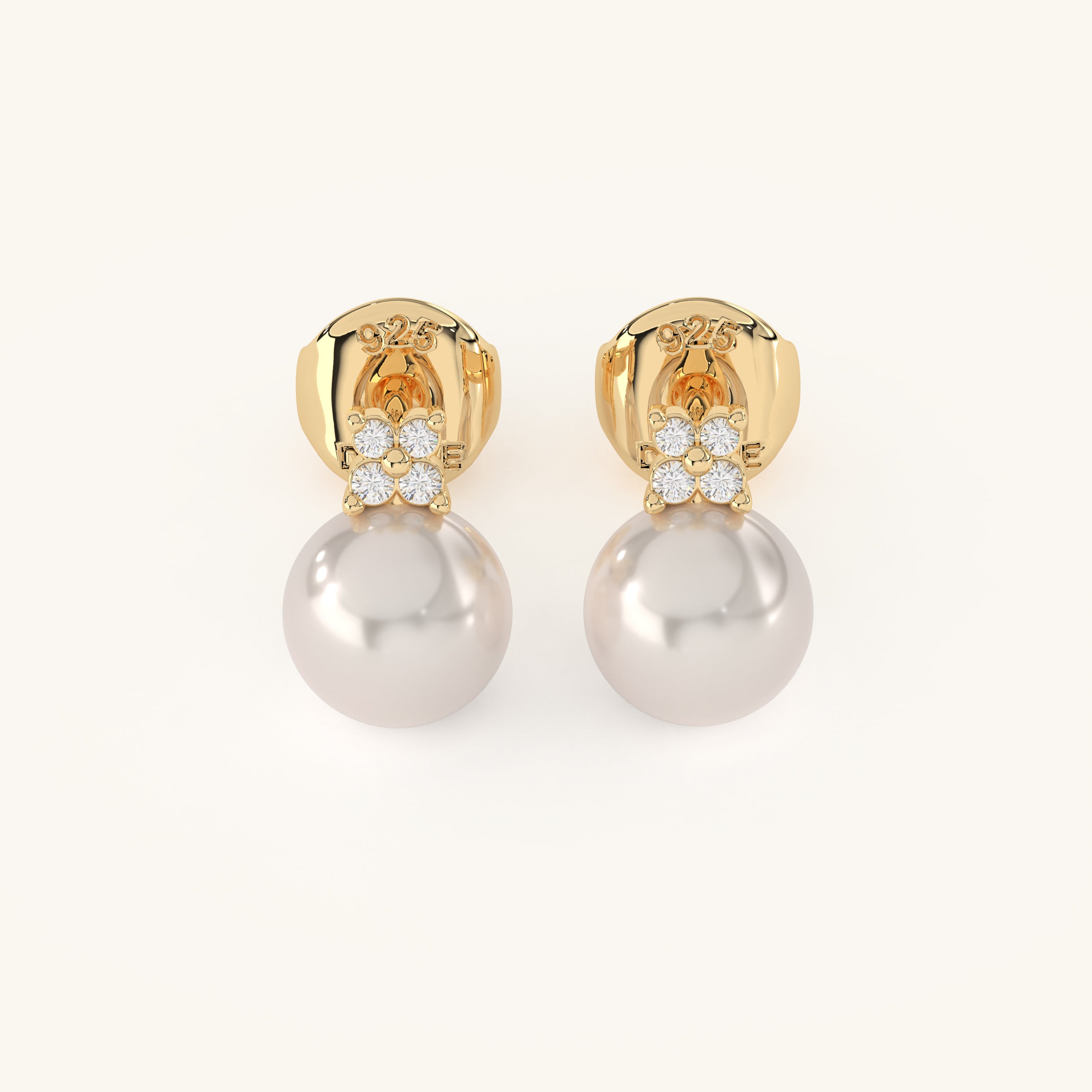 14k Gold Vermeil Single Pearl Ring