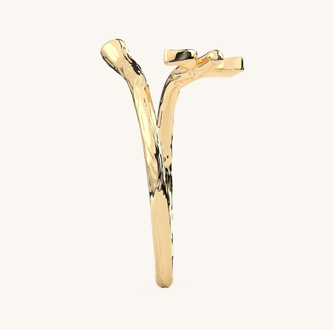 14k Gold Vermeil Ivy Leaf Ring