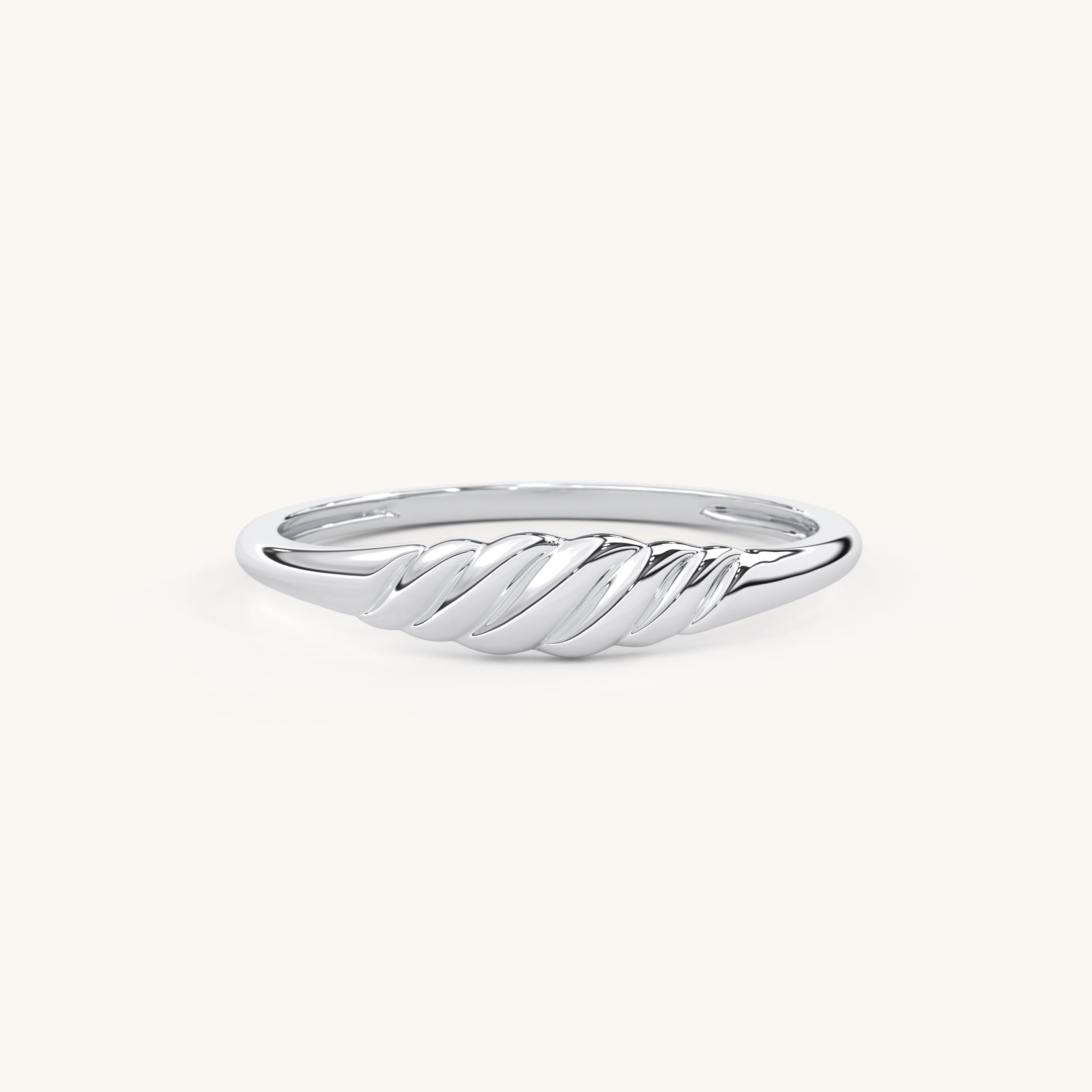 Croissant Ring 14K Gold