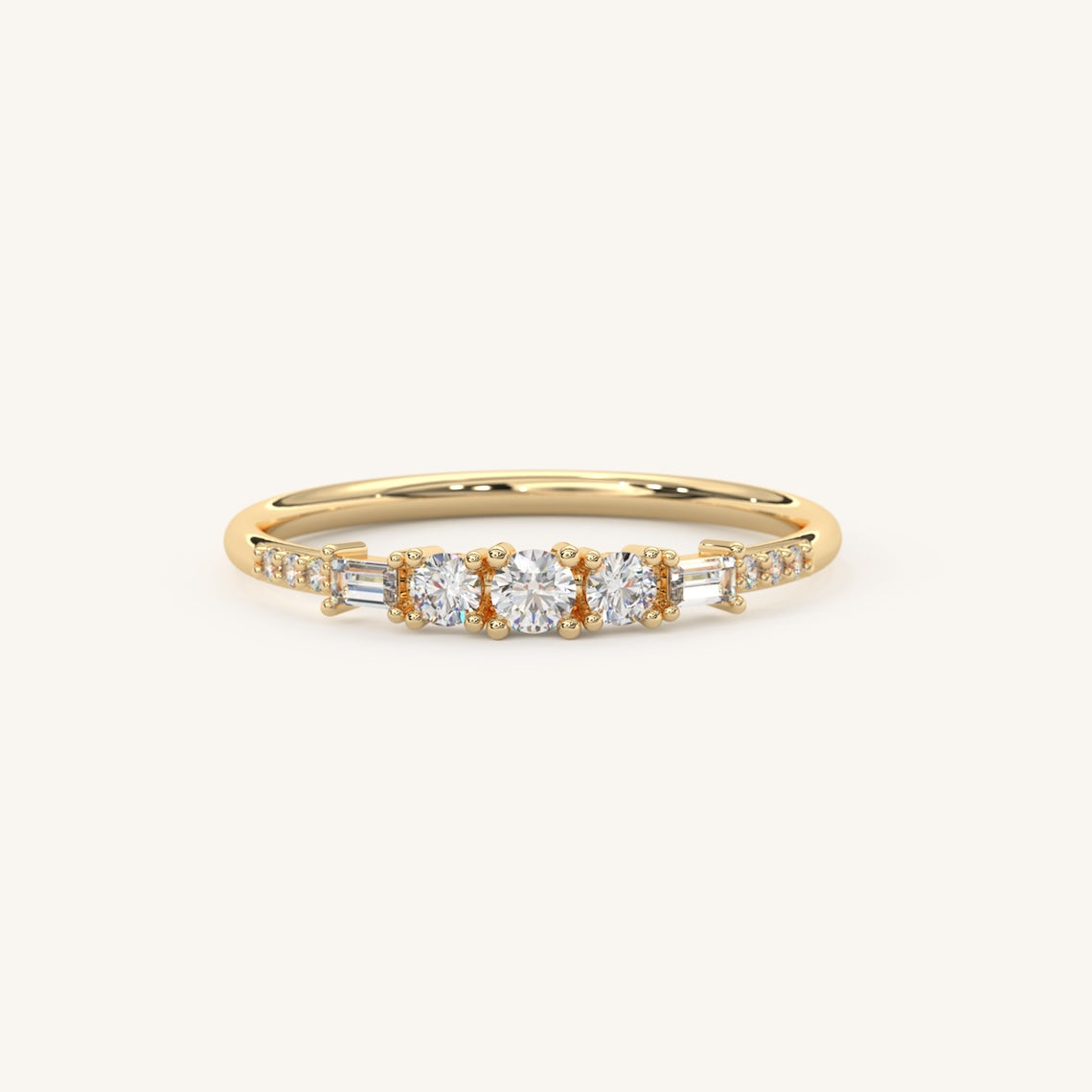 14k Gold Diamond Engagement Ring