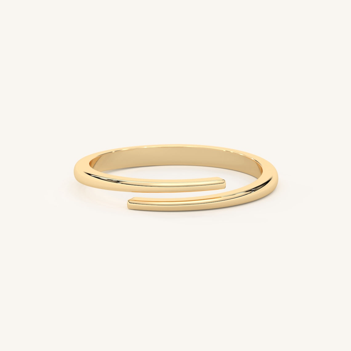 18K Gold Spiral Ring, Eos